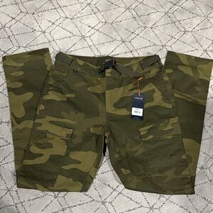 Roark Green Camouflage Cargo Pants